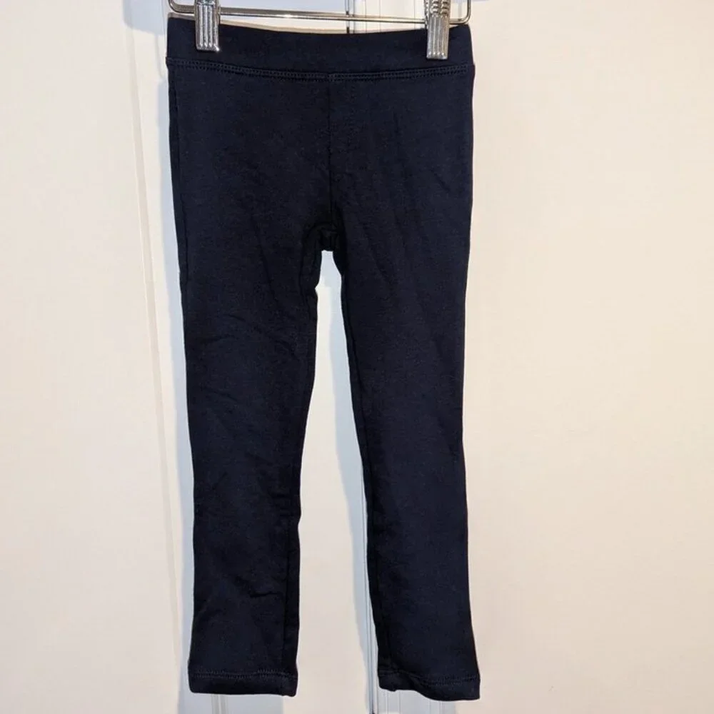 NEW Gymboree Navy Solid Elastic Waist Pull On Jeggings Leggings Pants Stretchy 3